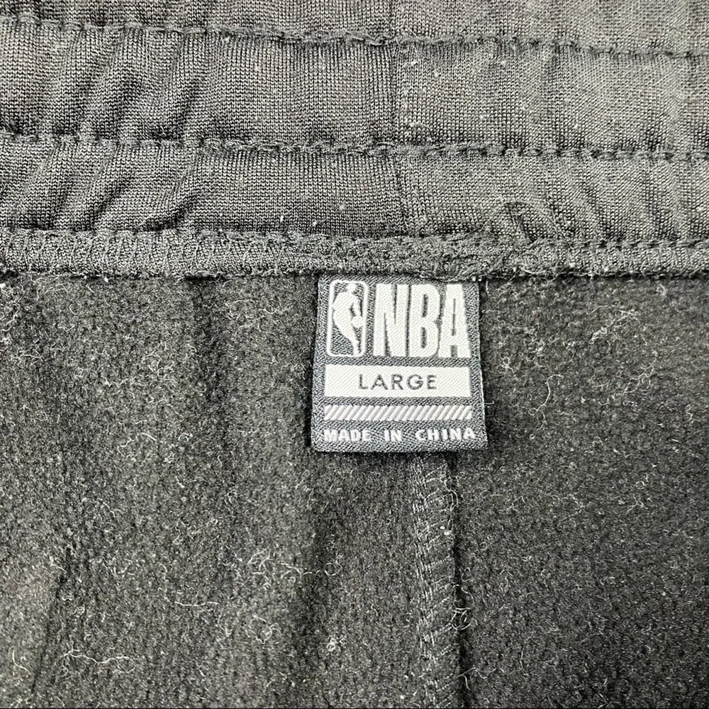 Nba joggers large black Youth size womens small sweatpants